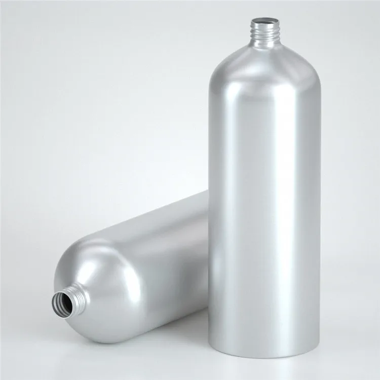 Пользовательский Белый Золотой Черный Синий алюминиевый упаковочный топливный контейнер 1000 мл 1 литровый распылитель алюминиевые бутылки