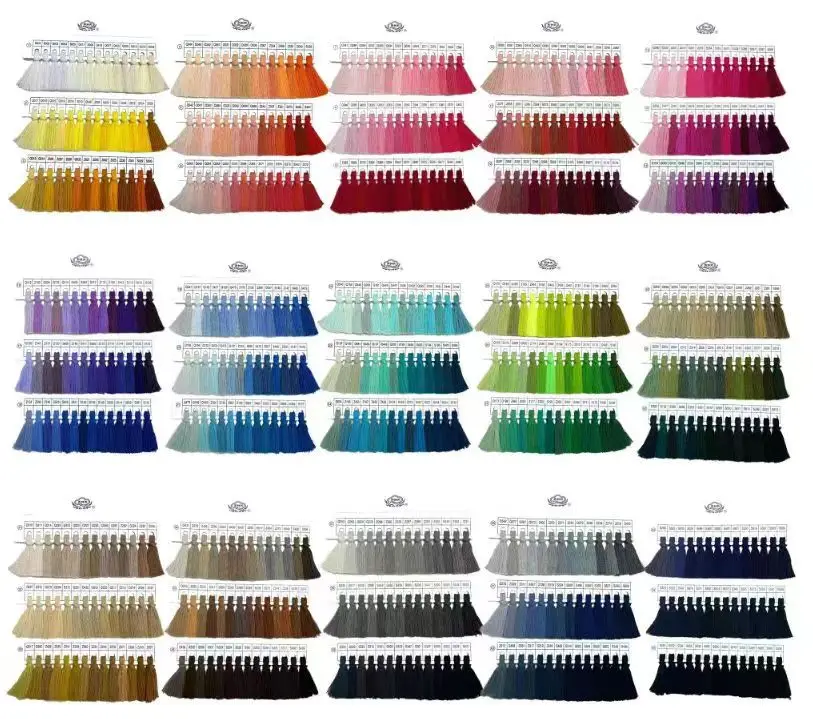 100%  Combed Gassed Mercerized Cotton Yarn Ne 60S/2 for Embroidery Thread