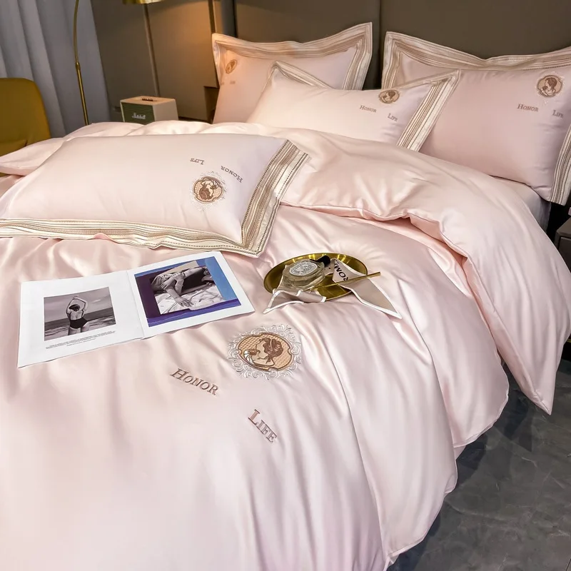 New design 100 cotton bedding set  article luxury bed sheet bedding set