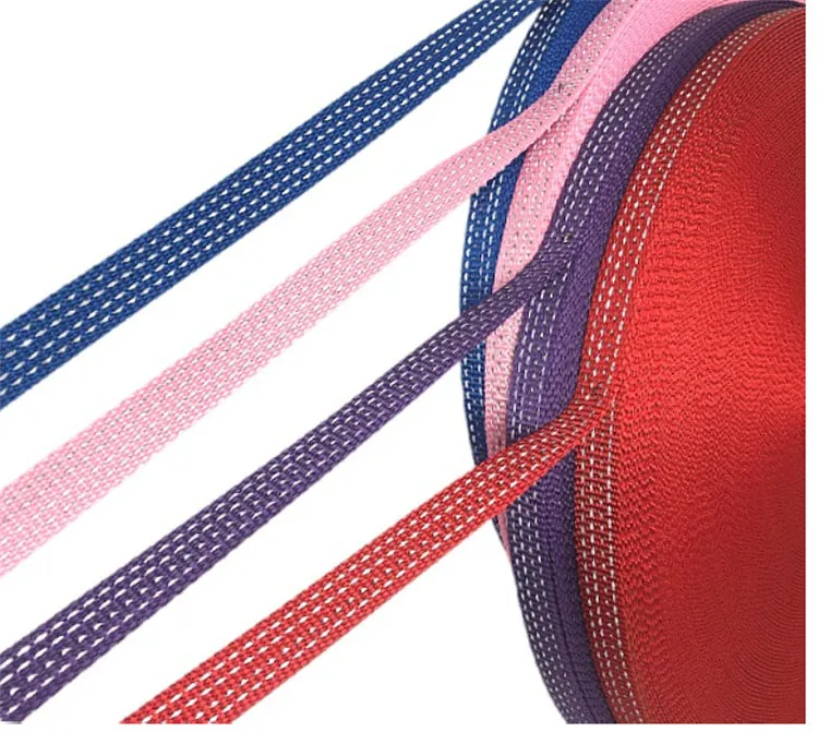 Colorful nylon webbing reflective webbing  tape  for pet collar webbing