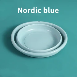 M Size Plastic Multipurpose Foldable Wash Basin Portable Collapsible Camp Outdoor Basin  Baby Washbasin