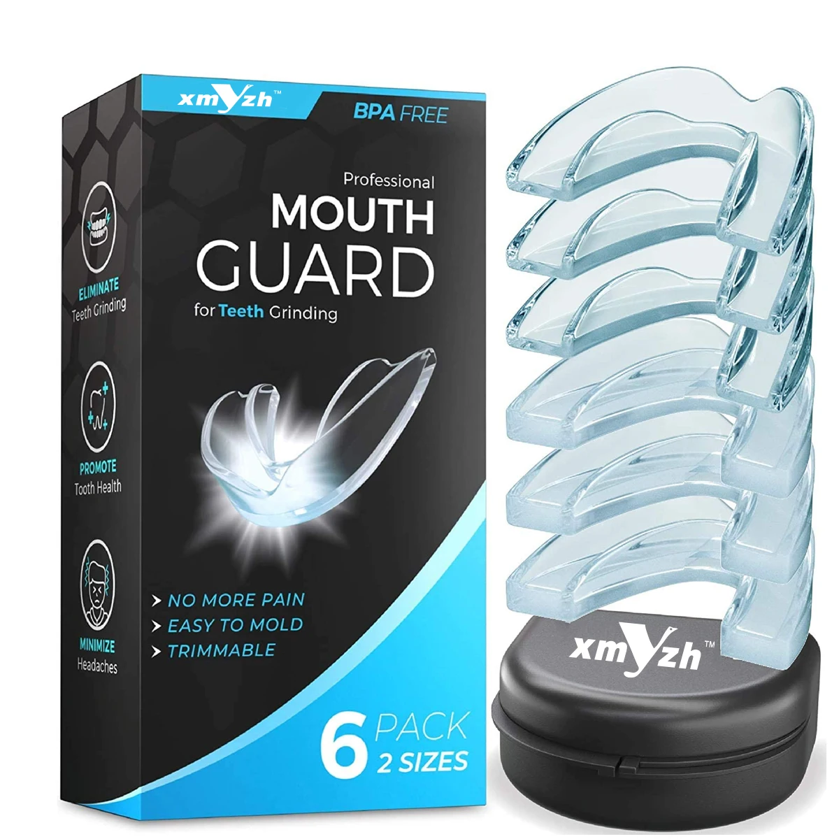 OEM EVA Gum Shield Teeth Protector Boxing Mouth Guard, Custom Fit Night Mouth Guard for Teeth Grinding Bruxism Clenching