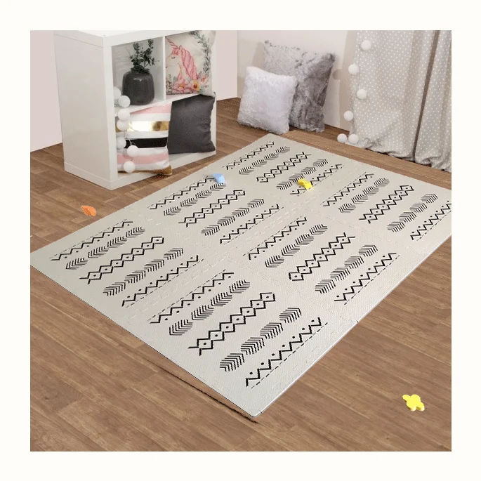 popular eva printing customized picture  foam interlocking tiles mats