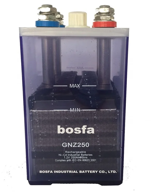 GNZ250 1.2v250ah средний расход воды никель-кадмиевые батареи 1,2 v 250ah