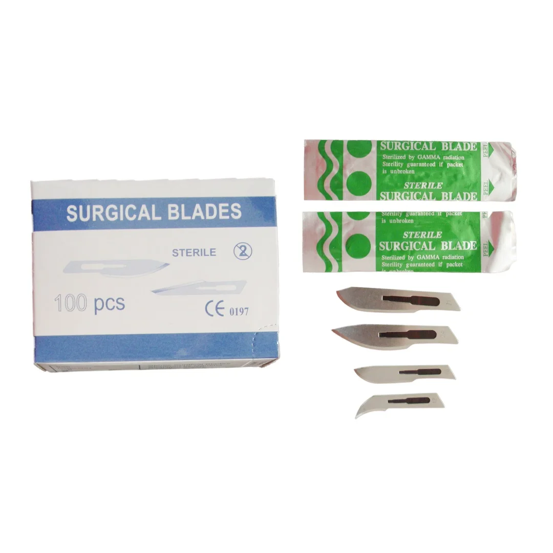 Sterile disposable stainless steel surgical blades