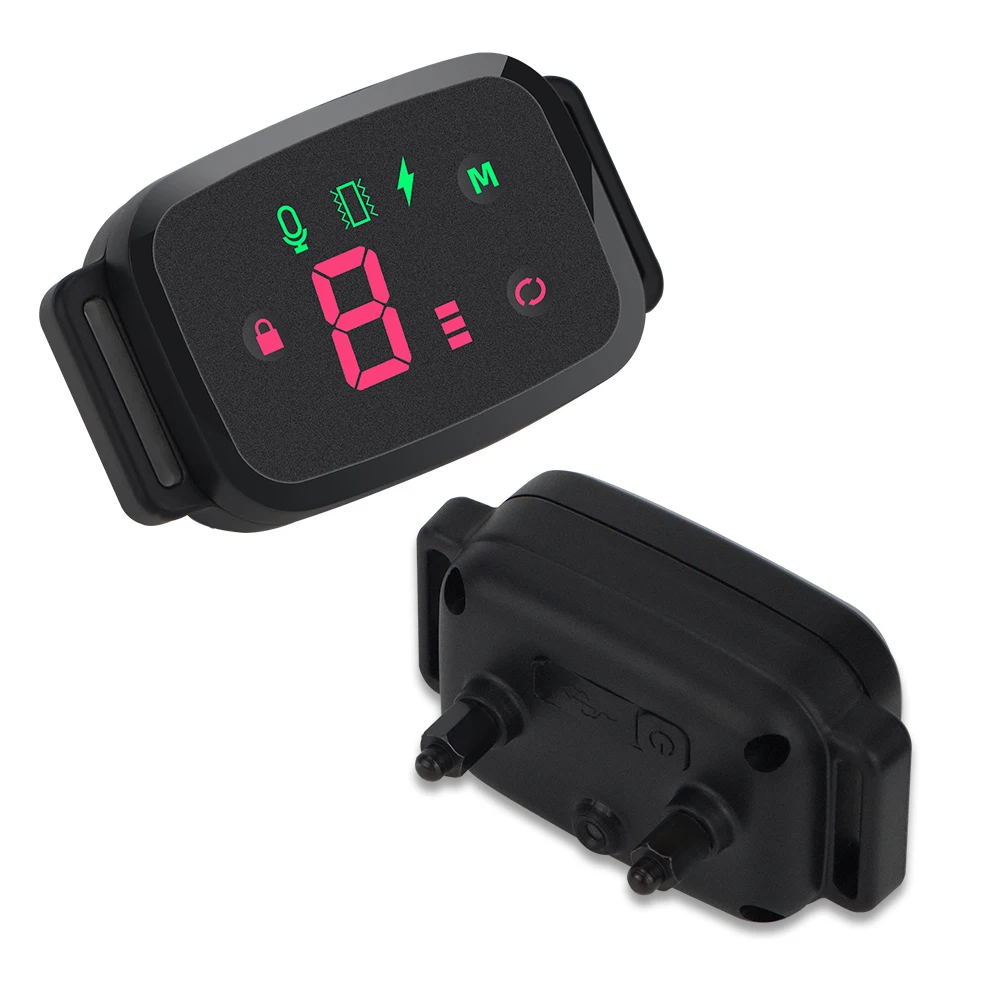 Electric Waterproof Anti-barking Pet Dog Training Collar LED Display No remote control required Automatic training dog collar