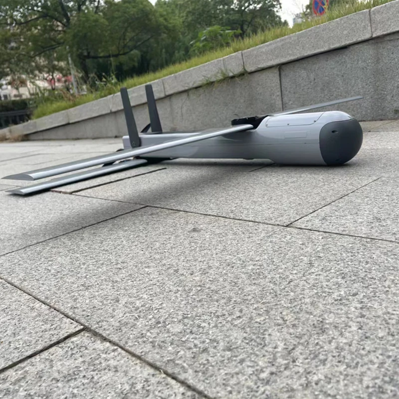 Ejection protection folding wing fixed wing unmanned aerial vehicle group control unmanned aerial vehicle