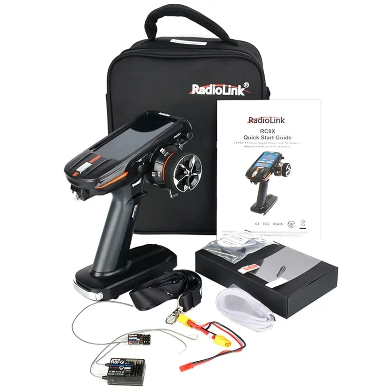 Radiolink Radio RC8X 8CH 2.4G Surface Transmitter IPS Touch Screen for RC Car/Truck RC Remote Controller Pix4/Beta Supported