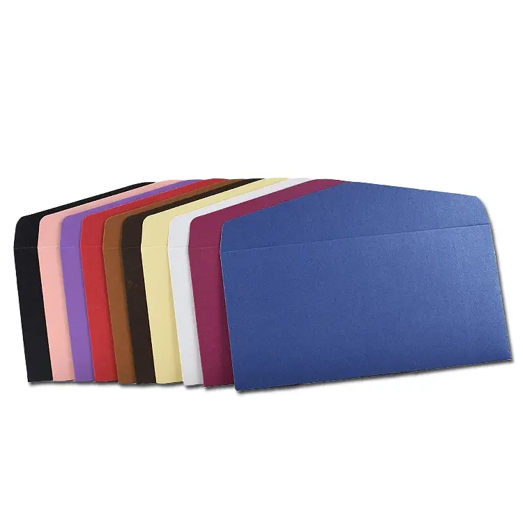 Wholesale Custom Kraft Paper Colored Blank Greeting Cards and Business Envelopes for Invitations for Personalized Corporate Use