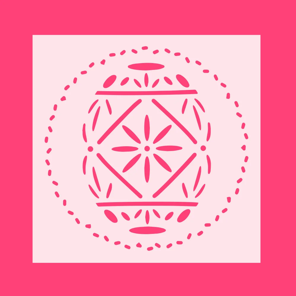 6Pcs Flower Cake Stencils Set Cake Decorating Tools Kids DIY Craft Painting Scrapbook Template Stencils