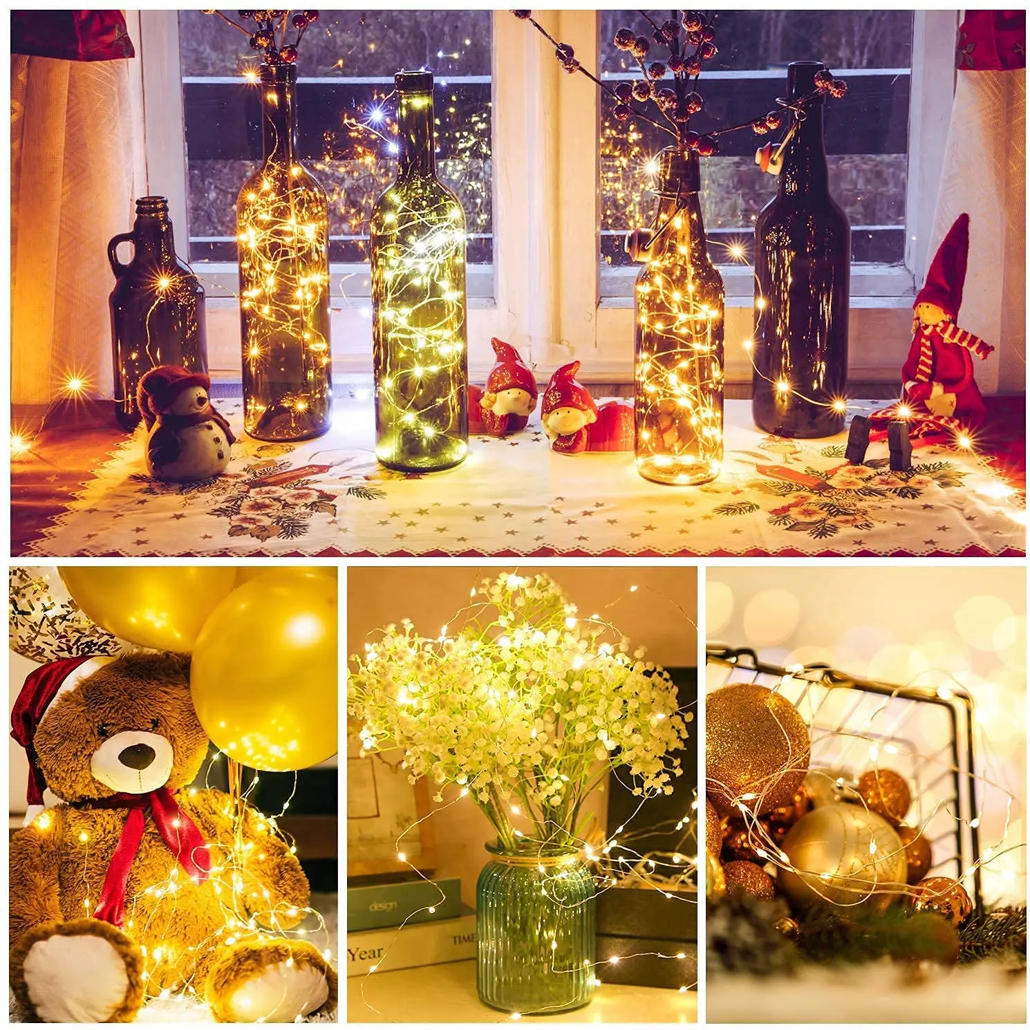 China Wholesale Led Copper Wire Battery Decorative Lighting Led Twinkle Fairy Lights String