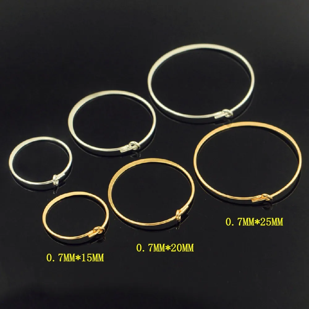 New Style 0.7mm Thick Flattened Wire Boho Hoop Earrings Genuine Gold Filled for Women Jewelry