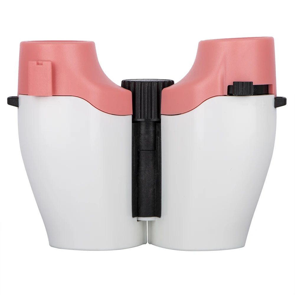 8x21 OEM customized cute colorful kids binocular with smartphone clip, magnifier as accessories