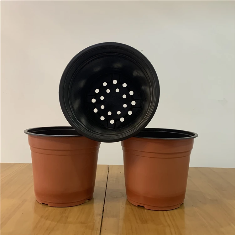 Wholesale Multiple Sizes Durable Nursery Plants  Pot Transplant Plastic Flower Pots