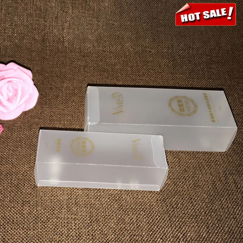 Factory custom transparent frosted environmental protection waterproof pvc packing box