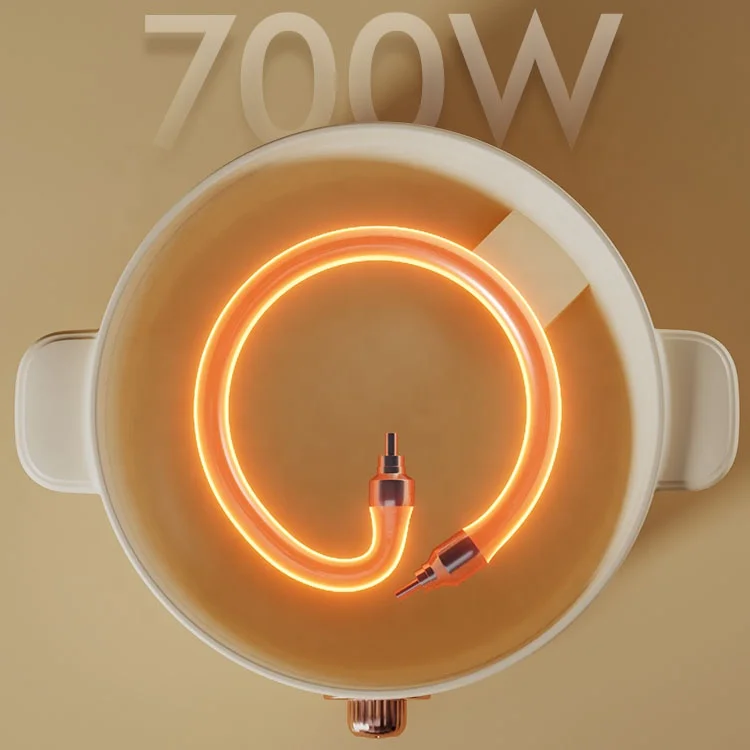 Beige 700W electric porridge cooker