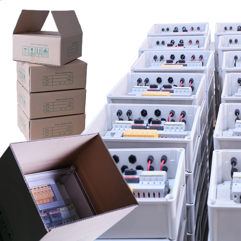 PV Combiner Box 2/4/6/8/10/12/14/16 input 1 output AD DC Solar Wall Mounted