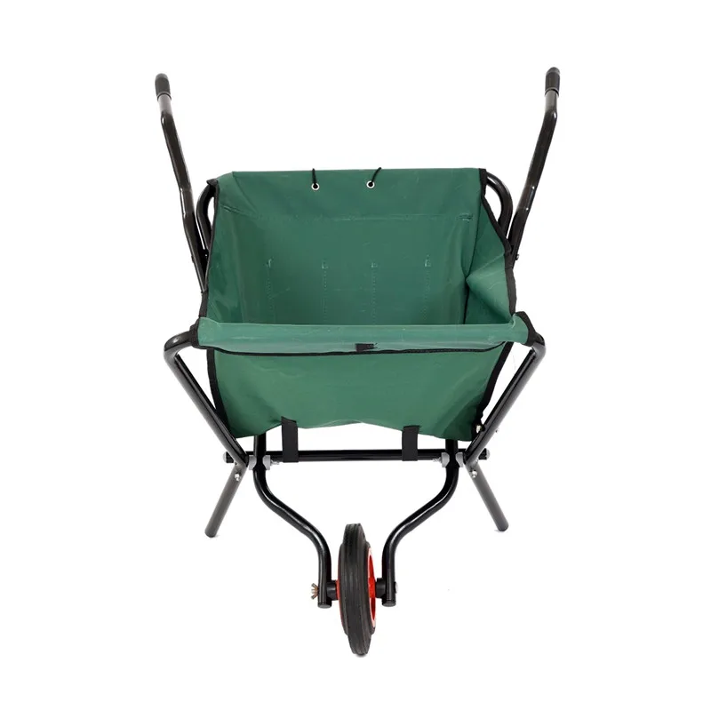 foldable wheelbarrow folding fabric tray wheelbarrow folding tool cart Oxford barrow