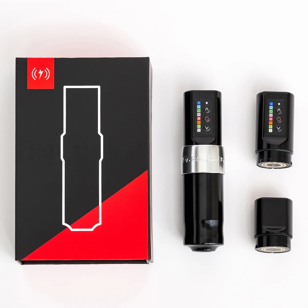 FK Wireless Liner Shader Rotary Tattoo Machine Pen Professional Dual battery Tattoo Gun