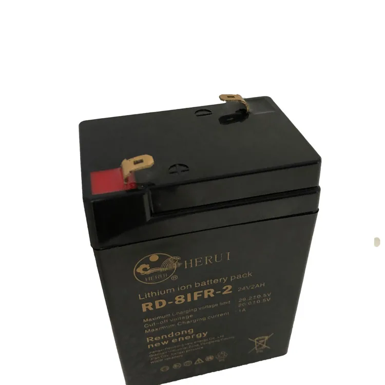 Прямые продажи с завода Lifepo4 24v 2ah ups система безопасности литиевая батарея