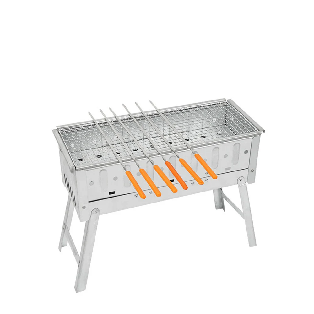Japanese style  alloy steel three Size folding  Outdoor portable barbecue grill charcoal BBQ