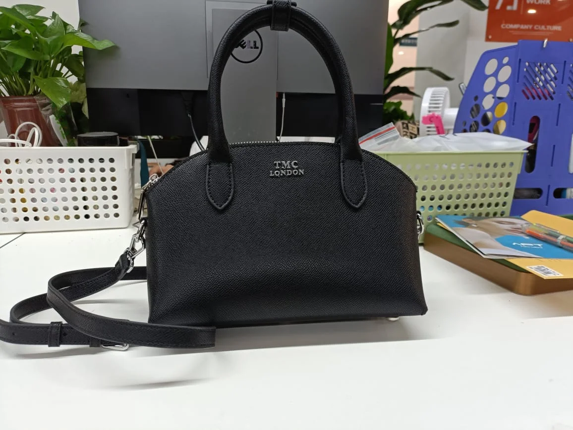 TMC LONDON women real leather shoulder tote handbag