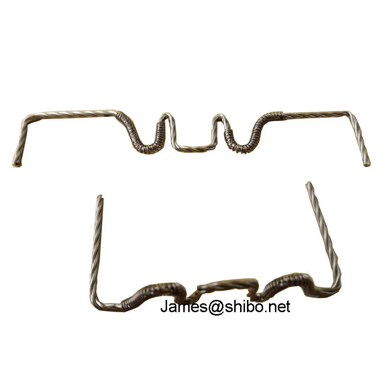 W shape tungsten evaporation spiral wire filament