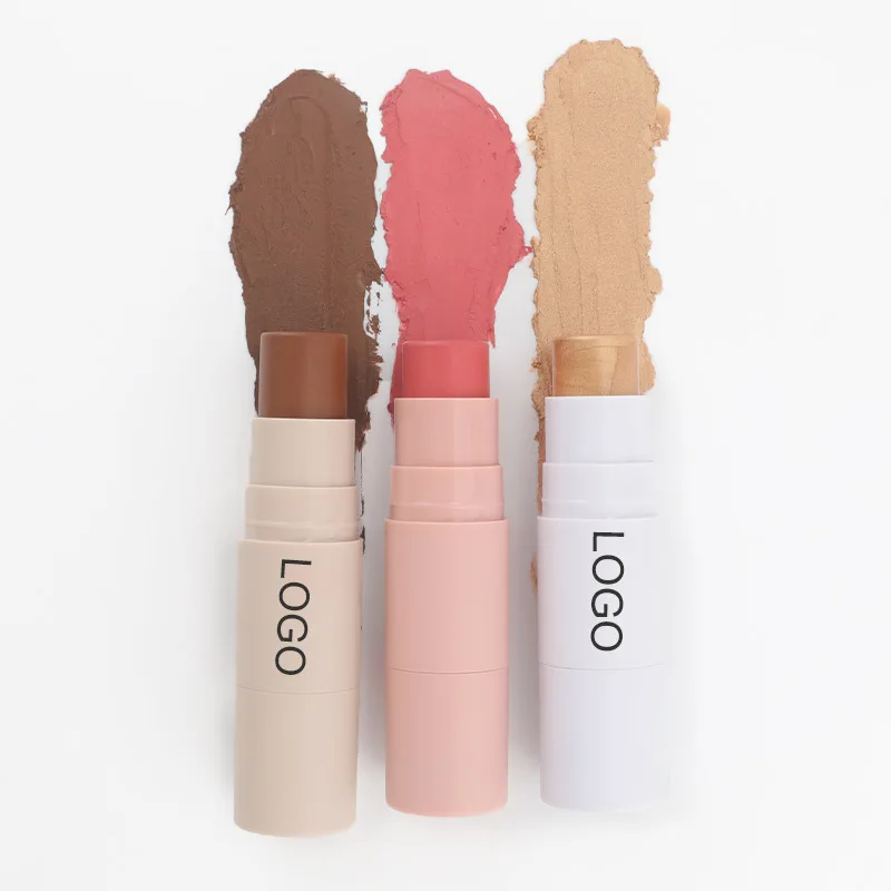 Waterproof Matte Finish Highlighters Shadow Contouring Pencil Double Head Concealer Pen Custom Logo Contour Stick