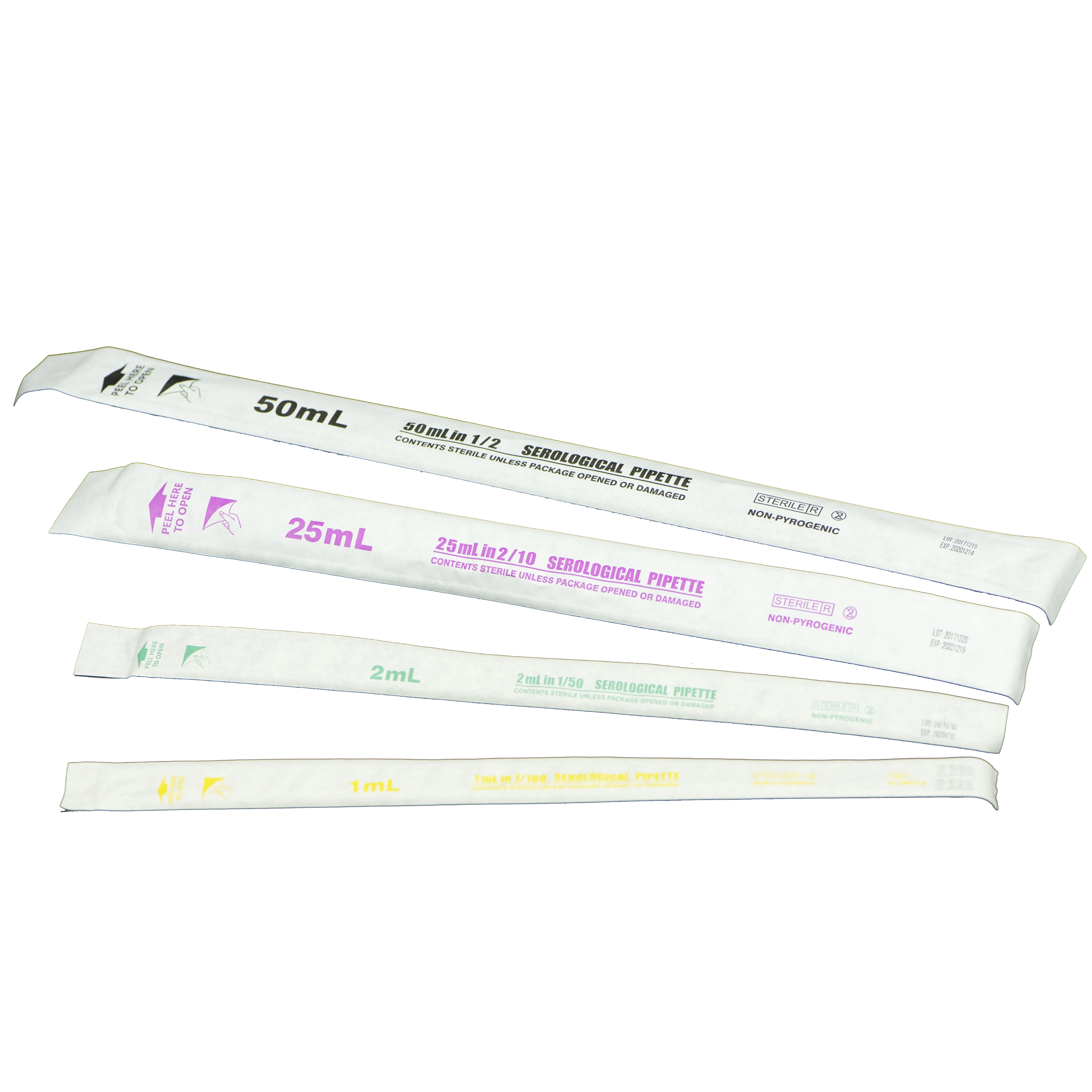 High Quality Lab Consumable Disposable Sterile Serological Pipettes