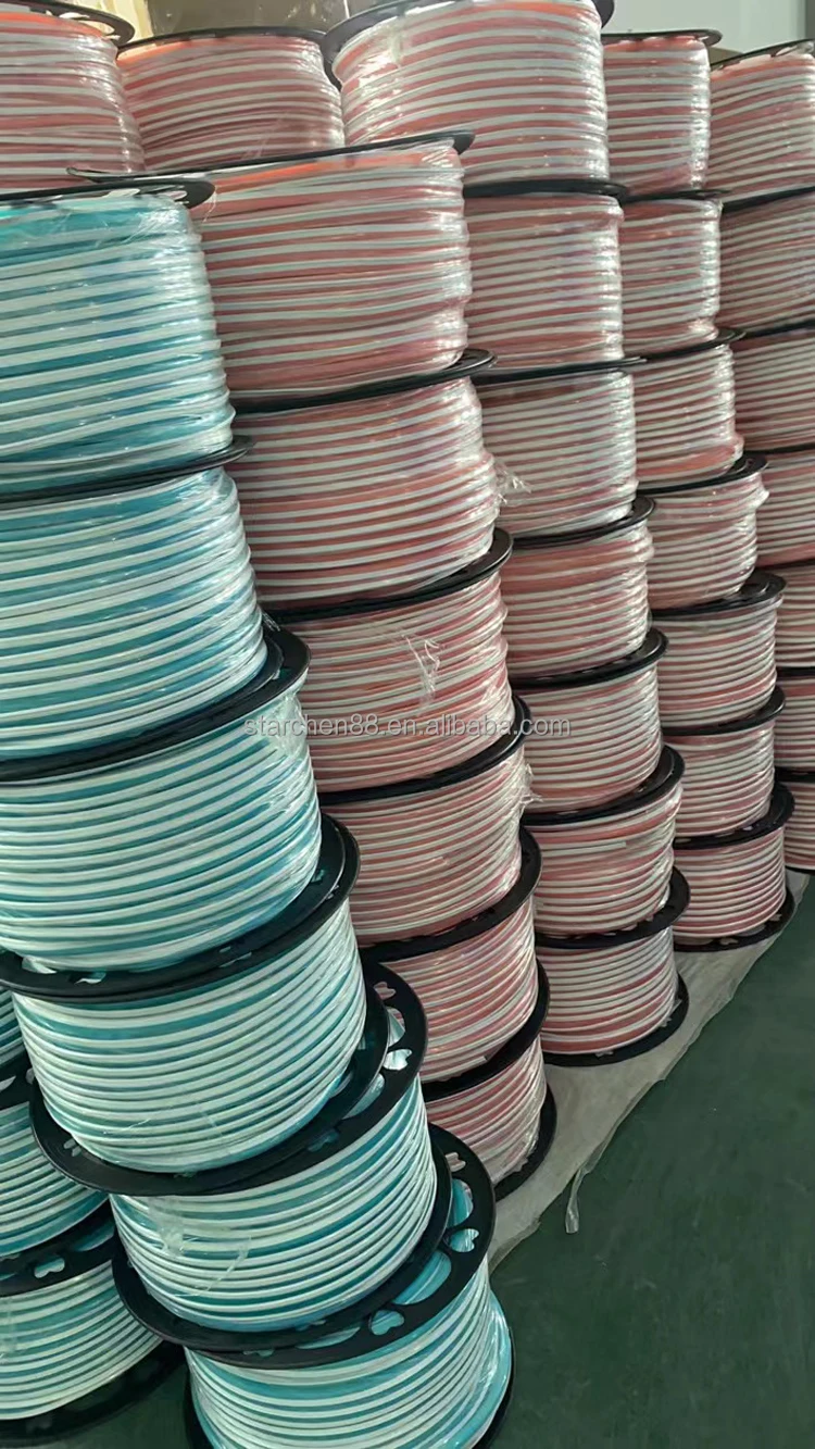 6MM 8mm flexible neon pink bend tube lights separently split flex separate led silicone neon tube cover