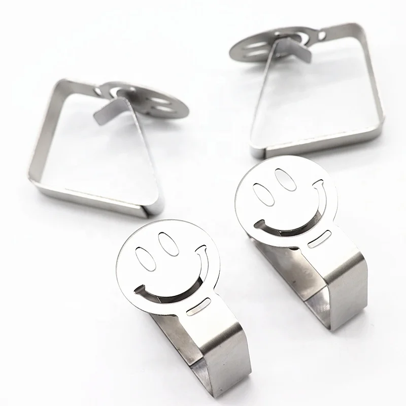 Stainless steel large tablecloth clips adjustable home wedding party picnic table cloth holders clamps