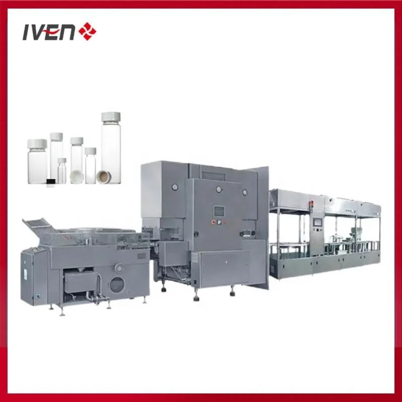 Производственная линия флакона флакон жидкость/порошковое оборудование для заполнения и закрытия