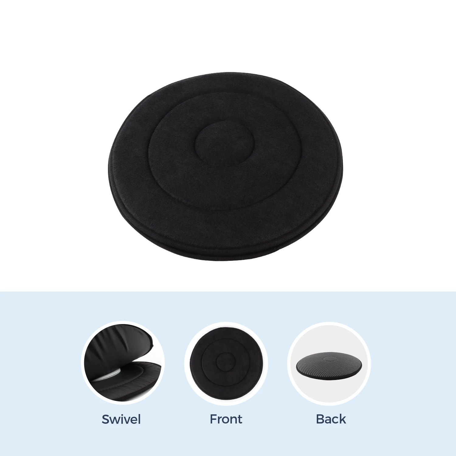 New style hot sale portable 360 degree car seat revolving rotating cushion swivel foam car chair seat cushion pad