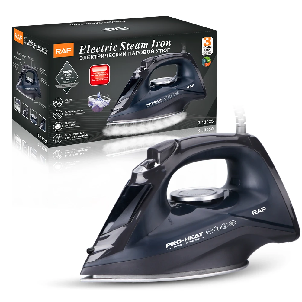 RAF New Powerful Electric Iron High Quality Stainless Steel Handheld Powerful Steam Iron For Clothes