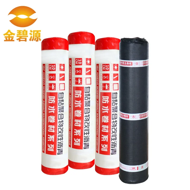 Self adhesive bitumen waterproof membrane waterproofing building materials for concrete roof
