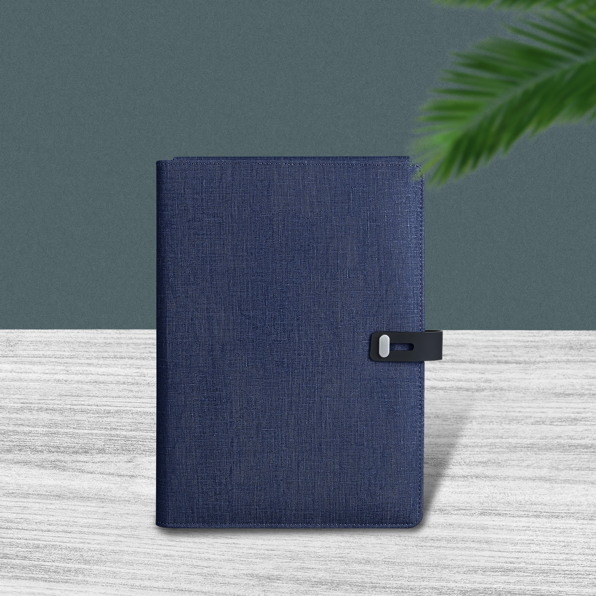  Деловой Чехол-книжка A4 из искусственной кожи с внешним аккумулятором подарок индивидуальный логотип
