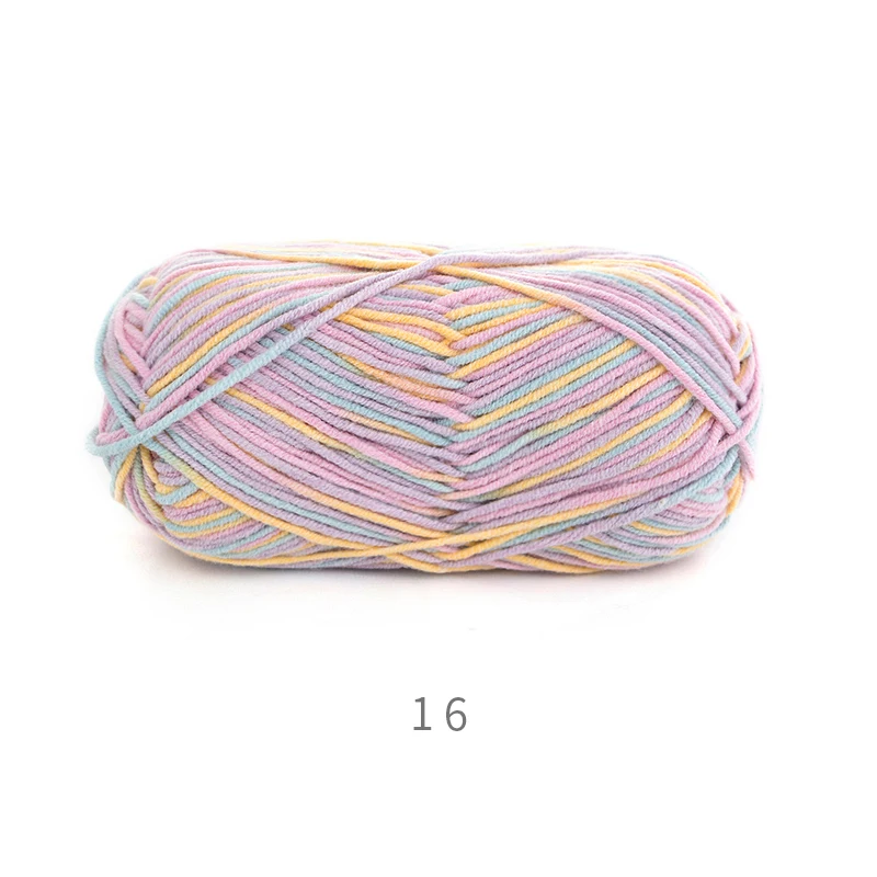 
Yarncrafts Ring Spun 4 Ply Hand Knitting Cotton Acrylic Blended Fancy Yarn For Sweater 