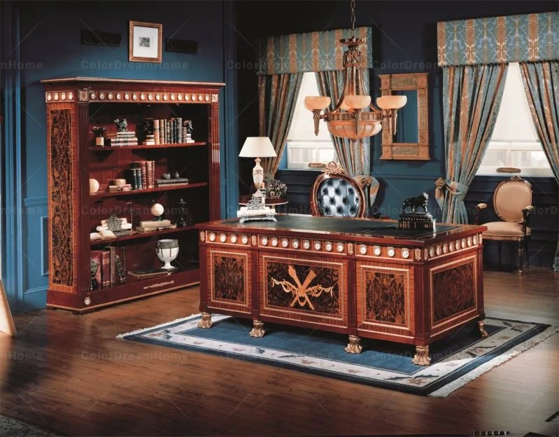 High quality European office furniture wooden cupboard with showcase designs luxury black wooden file cabinet