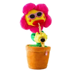 Creative Sun Enchanting Flower Dance Blowing Sark Bluetooth Style Simulation Sunflower Plush Toy