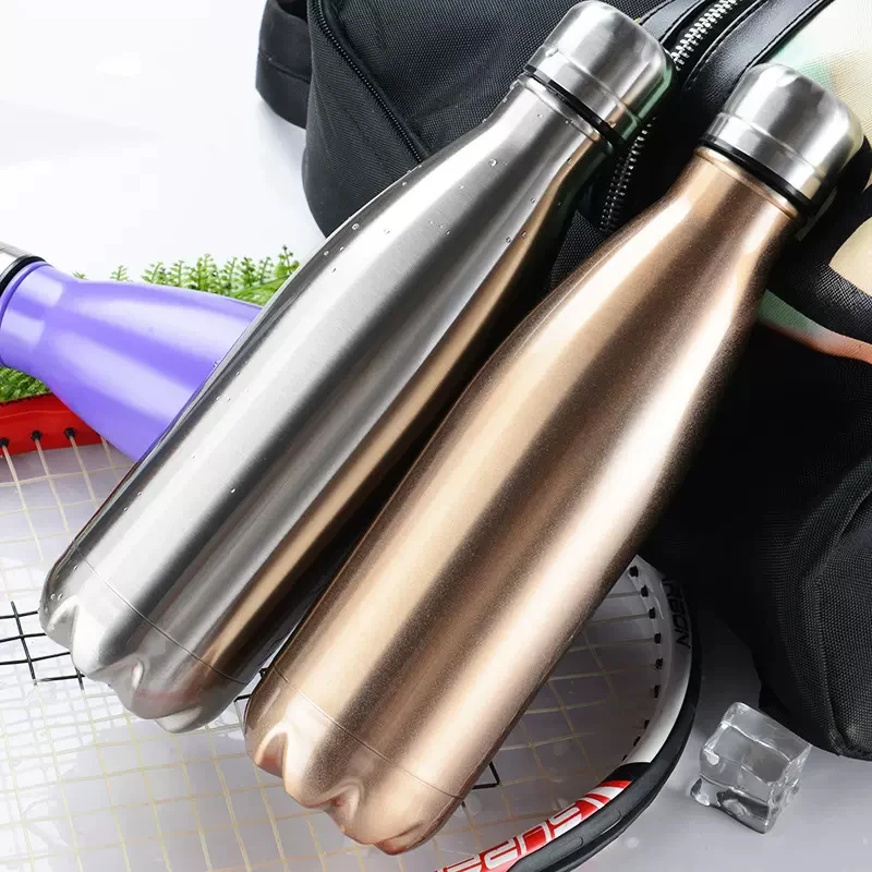 Custom Double Walled Coke Bottle Thermos Cup Sports Kettle Bowling Cup for Practical Usage and Thank You Gifts