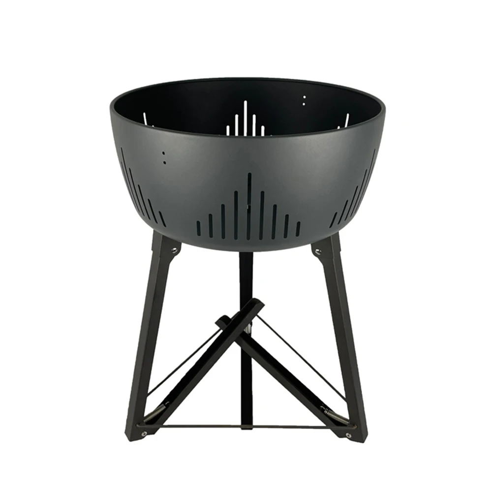 Outdoor Portable Grill Charcoal Round Bbq Camping Grill