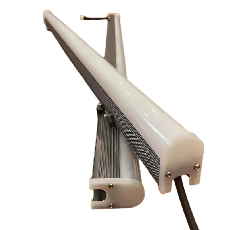 Led Linear Lighting Fixture Waterproof 24V LED Tube Ip67 dmx rgb outdoor wall washer light for building lighting