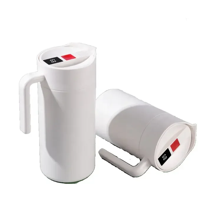 Household intelligent thermos with large capacity double layer vacuum coffee maker