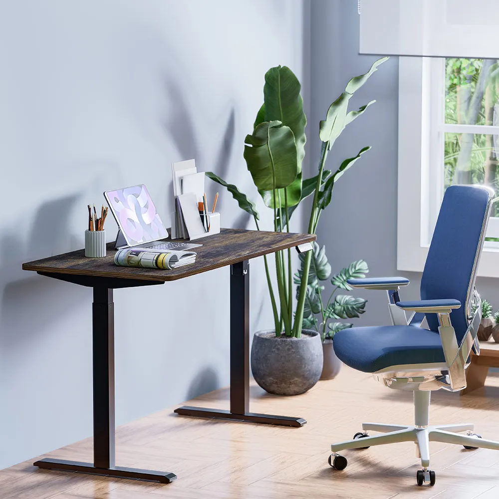 Hot Sell Smart Tables Single Motor Electric Ergonomic Standing Adjustable Height Desk With Control System