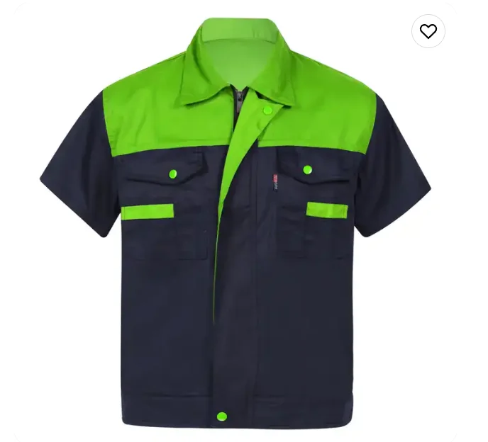 MengYIpin Custom Logo Work Shirt Lightweight Unisex Work Clothes Factory Plant Mechanic Repair Work Uniform