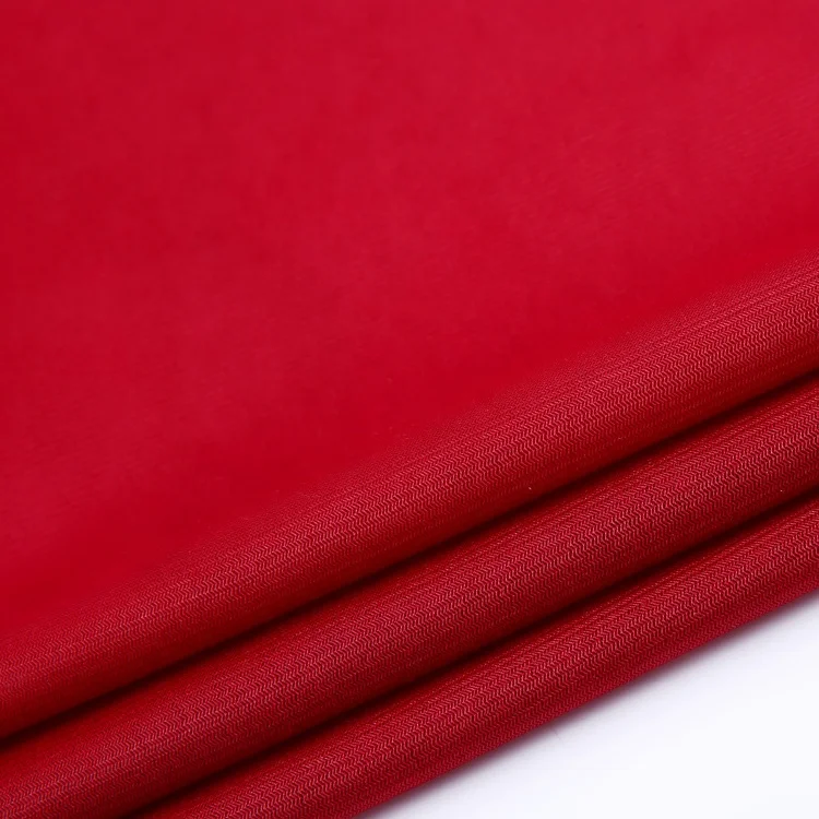 Red 100% polyester inner lining velvet loop sweatshirt fleece fabric for dress