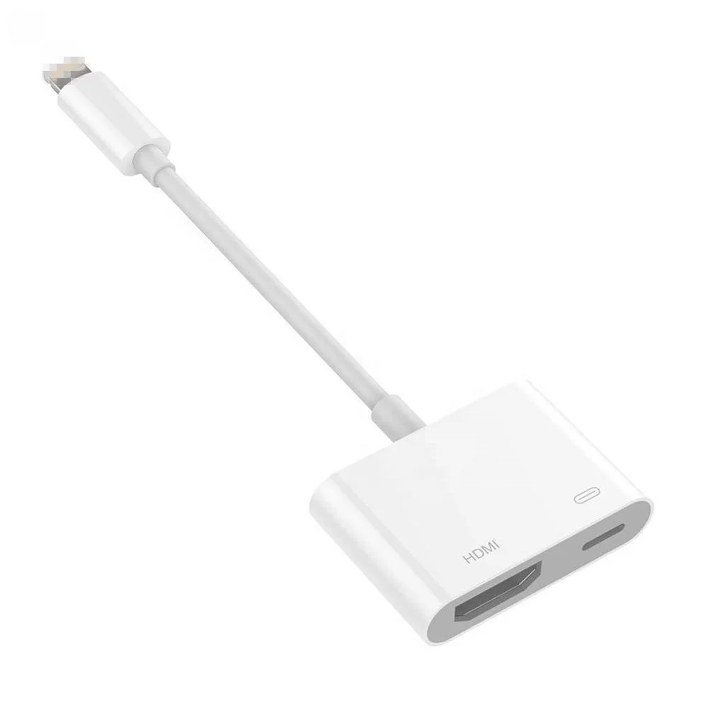 8Pin Lightning to HDMI AV видео адаптер для Apple к адаптеру HDMI/VGA/AV конвертер с осветительный зарядный порт HD ТВ