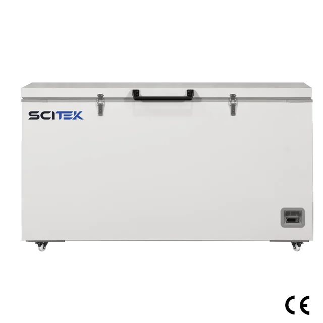SCITEK 320 liters Microprocessor High and low temperature alarm low temperature freezer