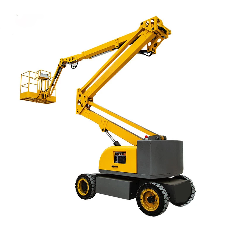 Hot Sale Crawler Towable Tracked Boom Curved Arm Lifter Work Platforms Boom Lift