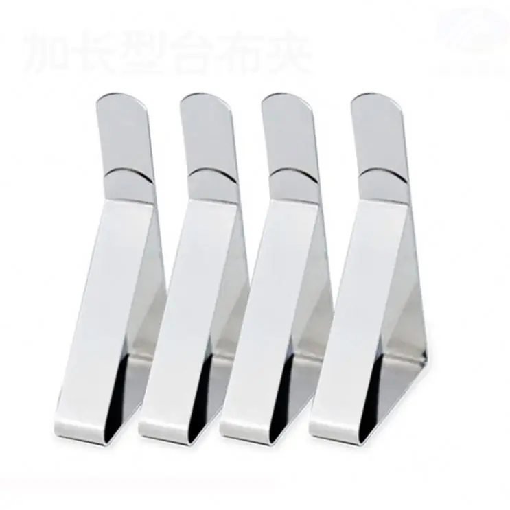 Holder Clip Good Hot Sale New 4.5Cm Large Mouth Adjustable Stainless Steel Table Cloth Party Picnic Clips Clip Table Cover
